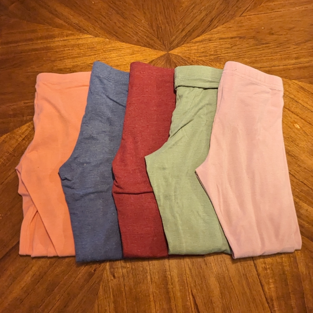 5 Old Navy Kids Leggings Size Small (6-7)